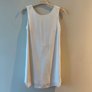 BCBG Maxazria white dress with drop back